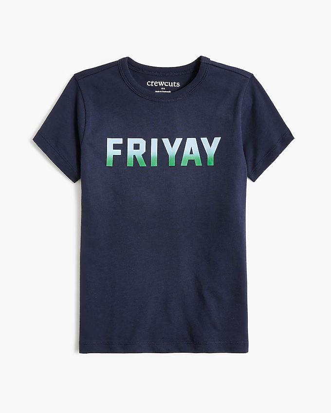 Boys' "fri-yay" graphic tee | J.Crew Factory