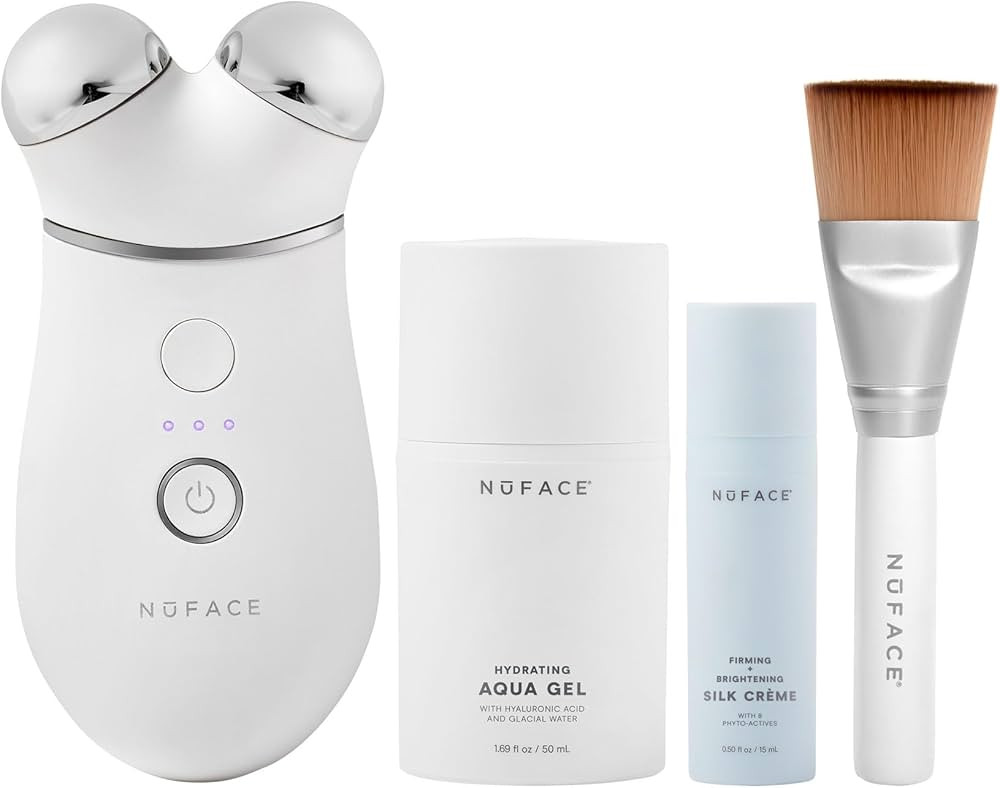 NuFACE Trinity+ Starter Kit – Microcurrent Facial Toning Device with Aqua Gel Activator 1.69 Fl... | Amazon (US)