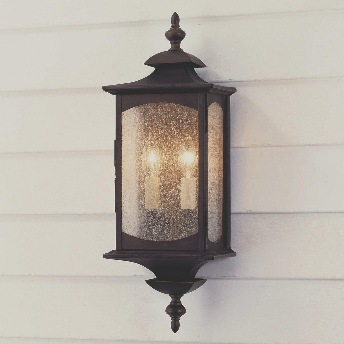 Updated Coach Lantern Outdoor Sconce - 2 light | Shades of Light