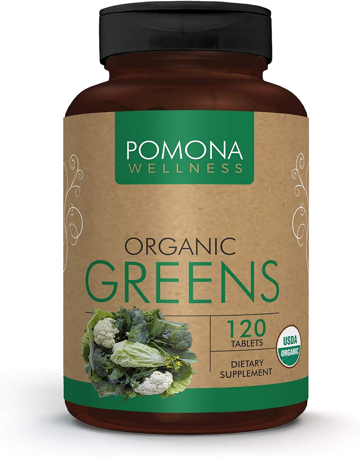 POMONA WELLNESS Organic Greens Superfood Supplement, Full of Vitamins & Minerals, Fruits & Vegeta... | Amazon (US)