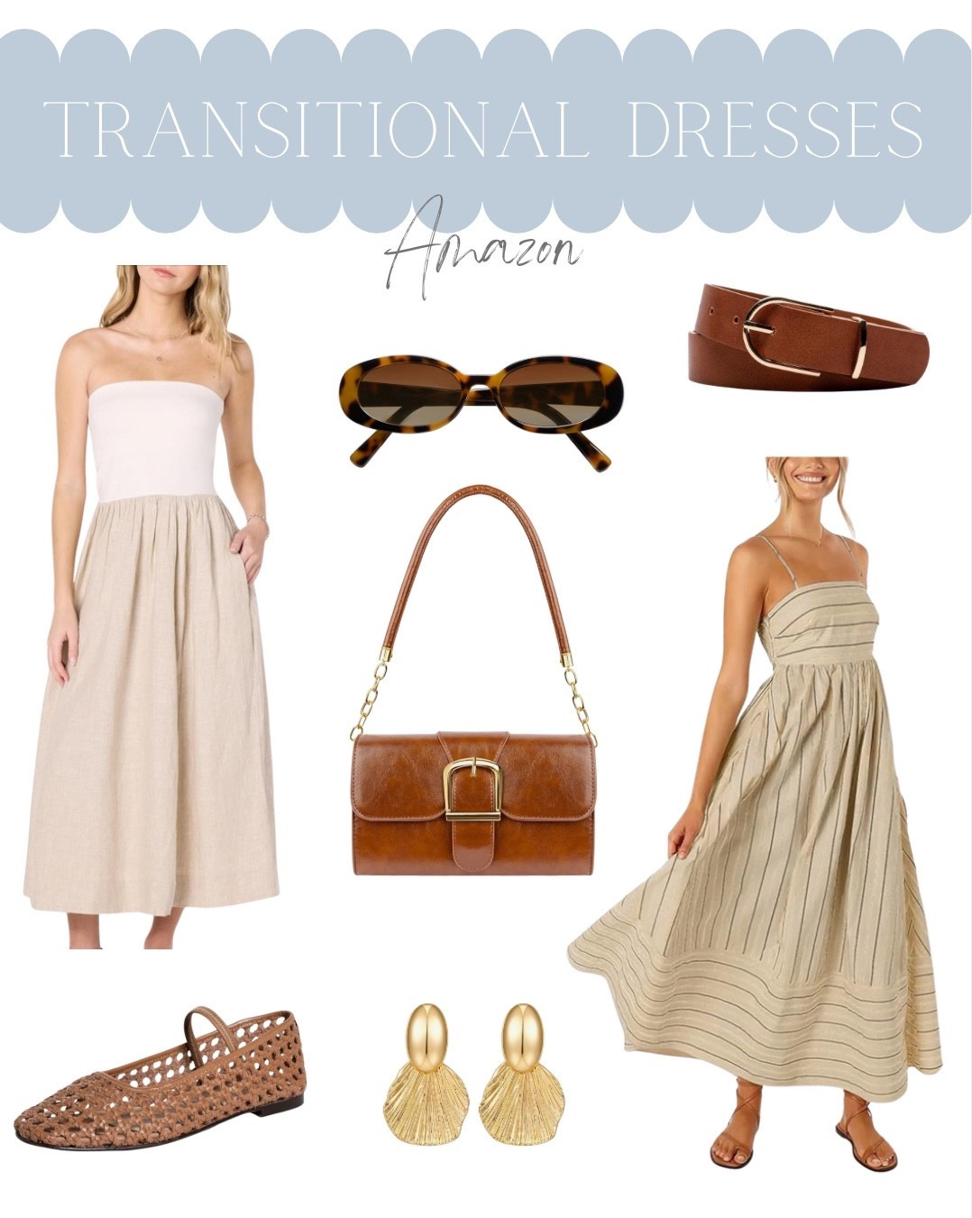 Petite friendly fall transition dresses! 🍂

Fall outfits, fall dress, fall dresses, transitional fall outfit, fall accessories, neutral outfit, neutral accessories, mesh flats, brown belt, brown handbag, brown flats, neutral dress, petite friendly dresss

#LTKFindsUnder50 #LTKFindsUnder100 #LTKPetite