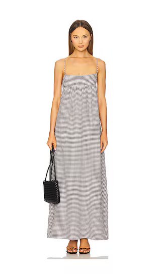 x REVOLVE Liz Maxi Dress in Black & White Gingham | Revolve Clothing (Global)