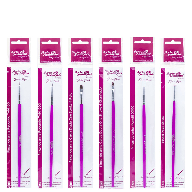 Kit Arte Sedução Nail Art (6 Produtos) | Beleza Na Web (BR)