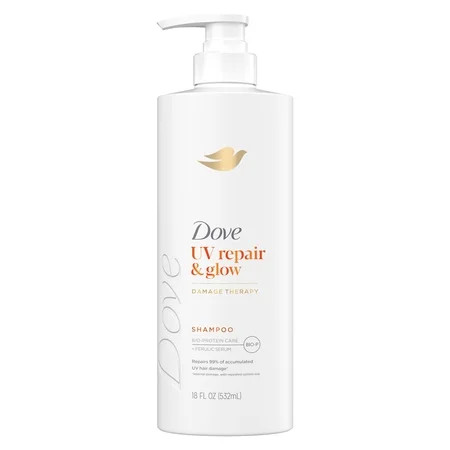 Dove Damage Therapy Shampoo UV Repair & Glow, 18 fl oz | Walmart (US)
