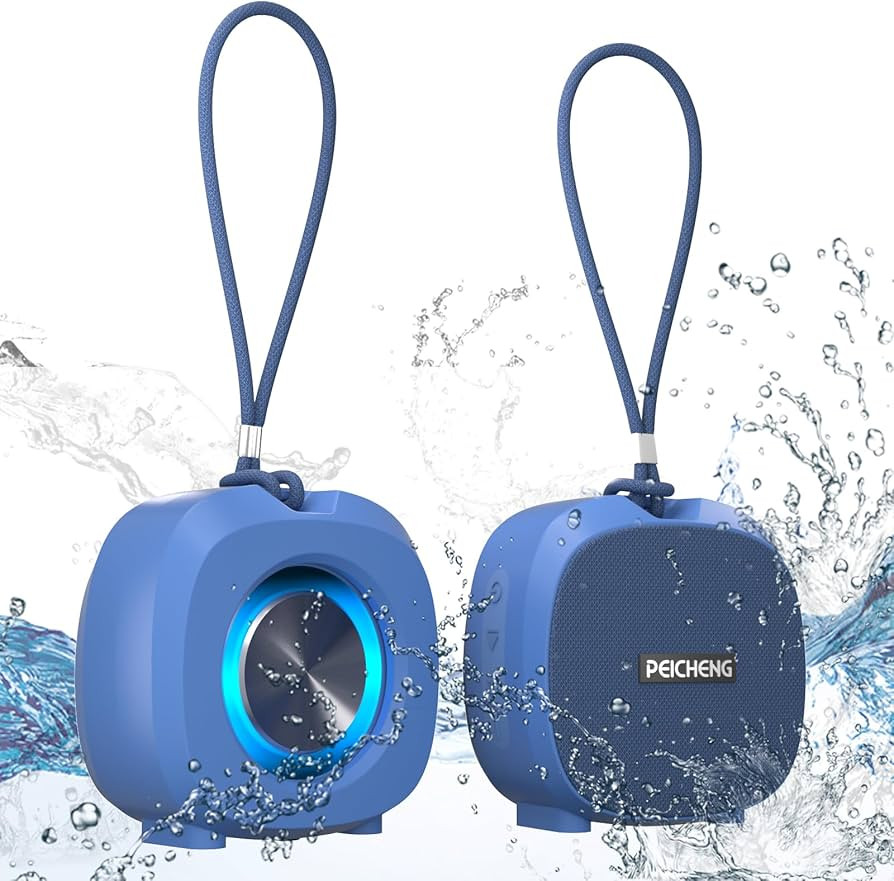 Speaker, Small Portable Bluetooth Wireless IPX5 Waterproof Shower Speaker,Loud Stereo Sound Deep ... | Amazon (US)