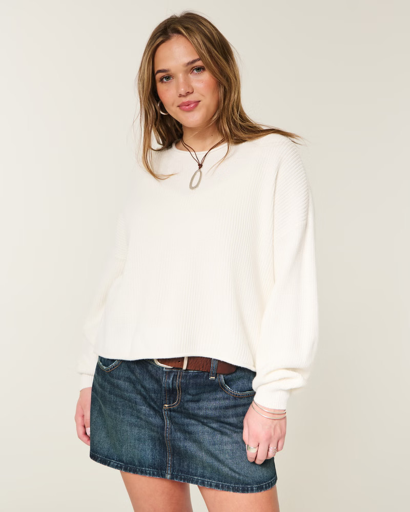 Easy Rollneck Crew Sweater | Hollister (US)
