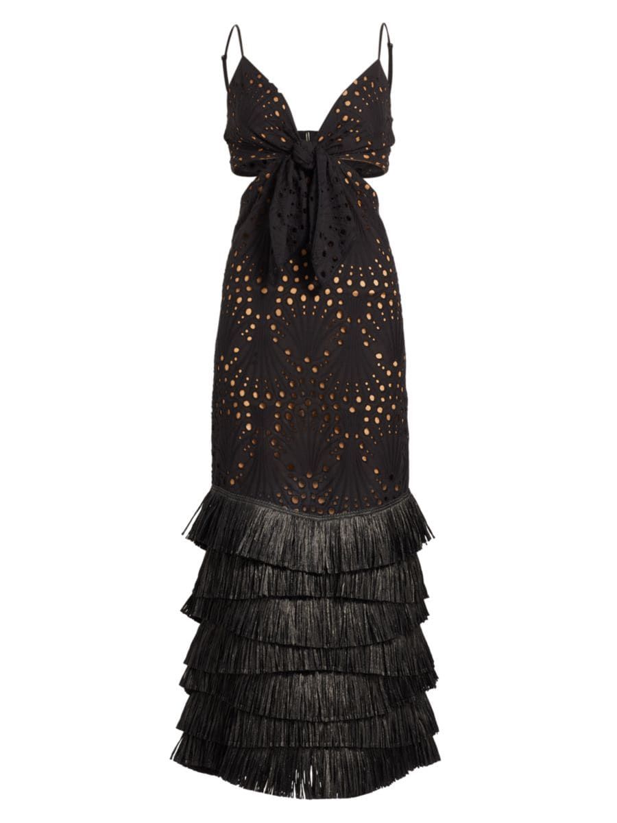 Iconos del Tropico Eyelet Dress | Saks Fifth Avenue