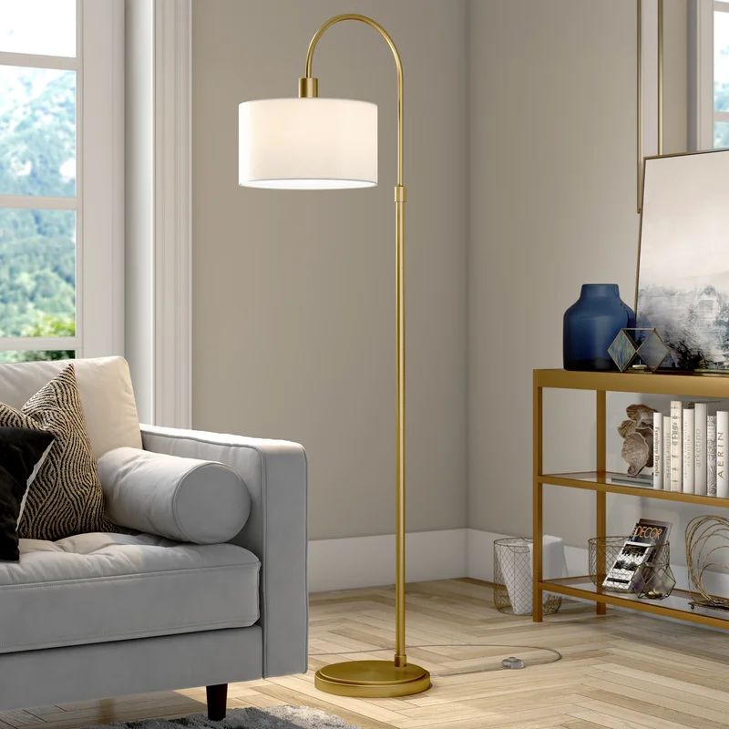 Priebe 70" Arched Floor Lamp | Wayfair North America