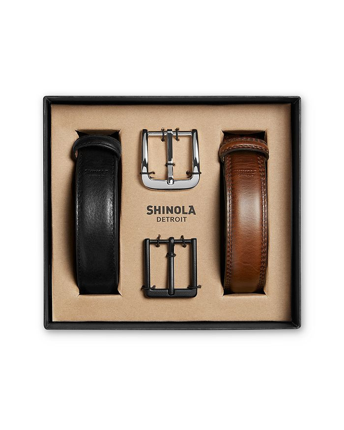 Shinola Men's Guardian Leather Belt Set Back to Results -  Gifts -  Our Best Gifts -  For Him - B... | Bloomingdale's (US)