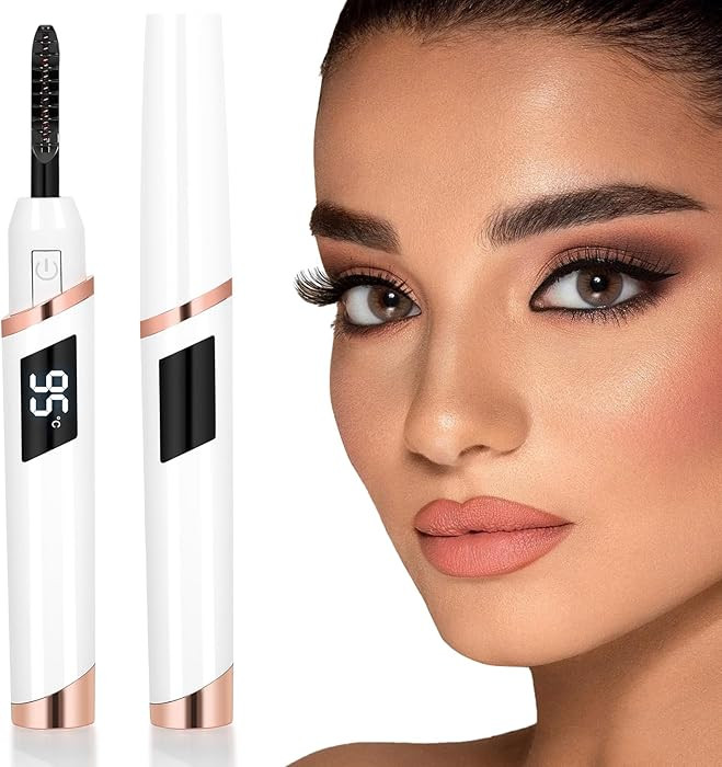 Heated Eyelash Curler for Women, Electric Lash Curler with 10s Fast Heating, 4 Adjustable Temp (6... | Amazon (US)