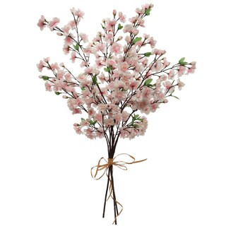 3-Pack: Light Pink Cherry Blossom Stems with Lifelike Silk Flowers - Perfect for Floral Arrangeme... | Michaels Stores