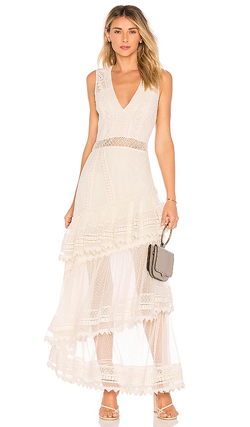 x REVOLVE Valence Dress in Natural | Revolve Clothing (Global)