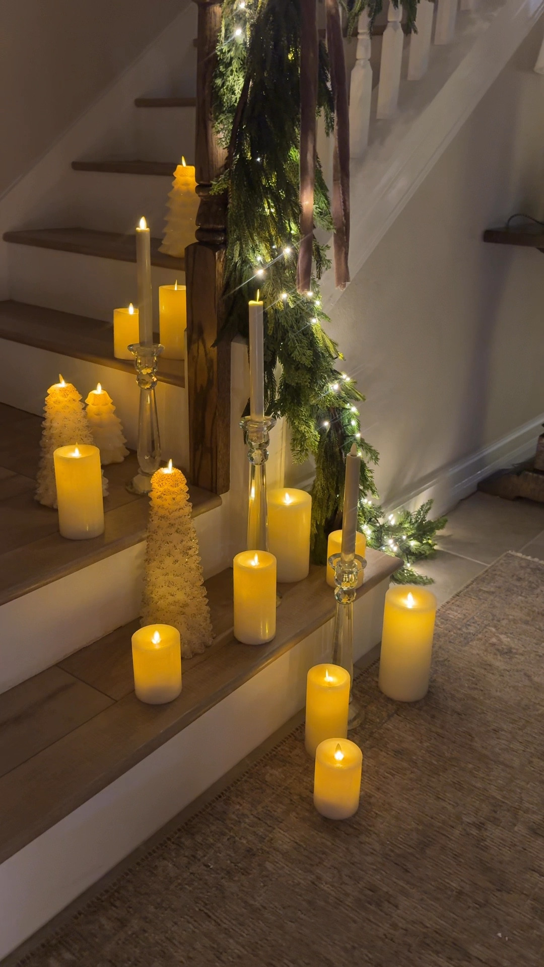 I’m obsessed! I’ve wanted to create a look like this for so long and I love how it turned out! You could never do this with regular candles due to fire hazard, but these realistic real wax flickering flameless candles are perfect. ✨

#LTKCyberWeek #LTKWatchNow #LTKHoliday