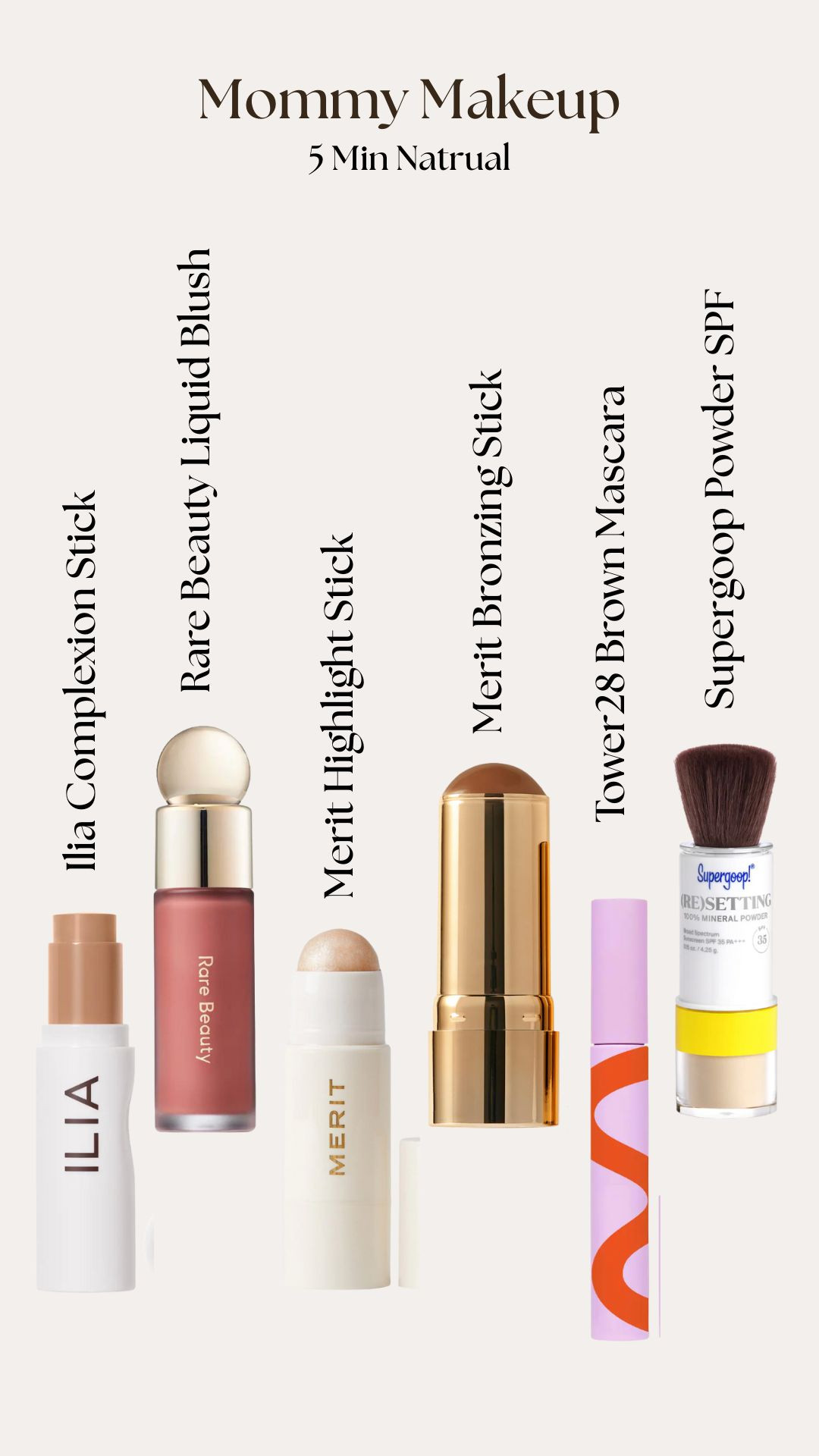 5-minute makeup for moms. These are my go-to products for a quick, natural, effortless look — perfect for busy mornings when you want to feel put together without overthinking it. All linked.

5 minute makeup, mom makeup routine, natural makeup, everyday makeup, effortless makeup look 

 #LTKmomlife