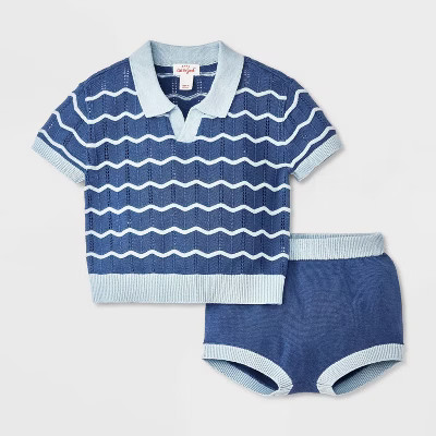Baby Cable Sweater Top & Bottom Set - Cat & Jack™ | Target