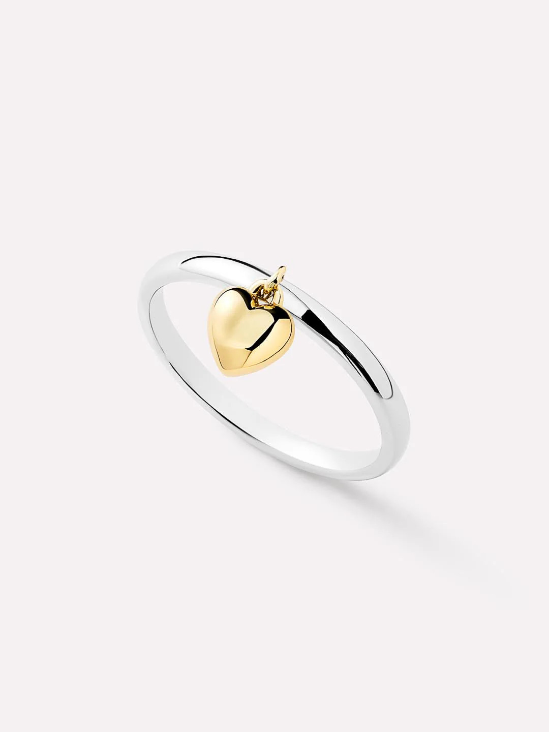 Heart Ring - Leia Two Tone | Ana Luisa