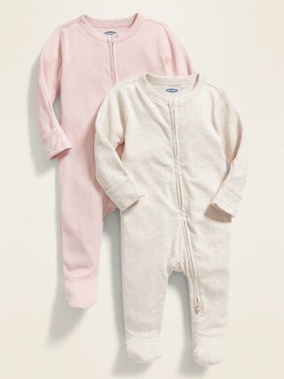 Unisex Sleep & Play One-Piece 2-Pack for Baby | Old Navy (US)