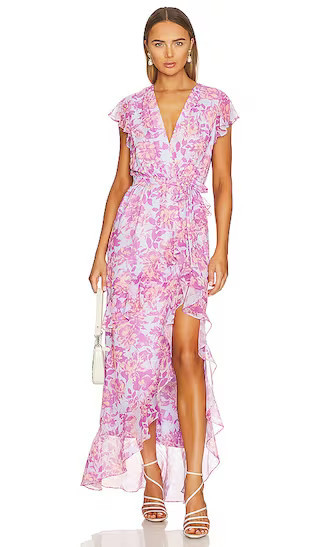 Johanna Maxi in Midsummer Floral Wedding Guest Dress Floral Maxi Dress Long Floral Dress Fall Outfit | Revolve Clothing (Global)