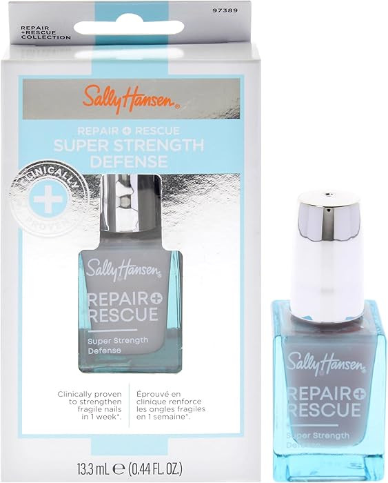 Sally Hansen Nail Treatment Repair + Rescue Super Strength Defense | Nail Strengthener | Fortifie... | Amazon (US)