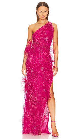 Julia Gown in Hot Pink | Revolve Clothing (Global)