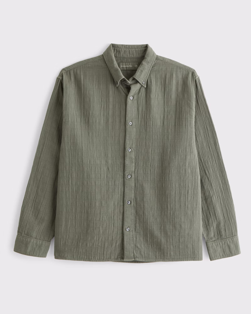 Men's A&F Breezy Shirt | Men's New Arrivals | Abercrombie.com | Abercrombie & Fitch (US)