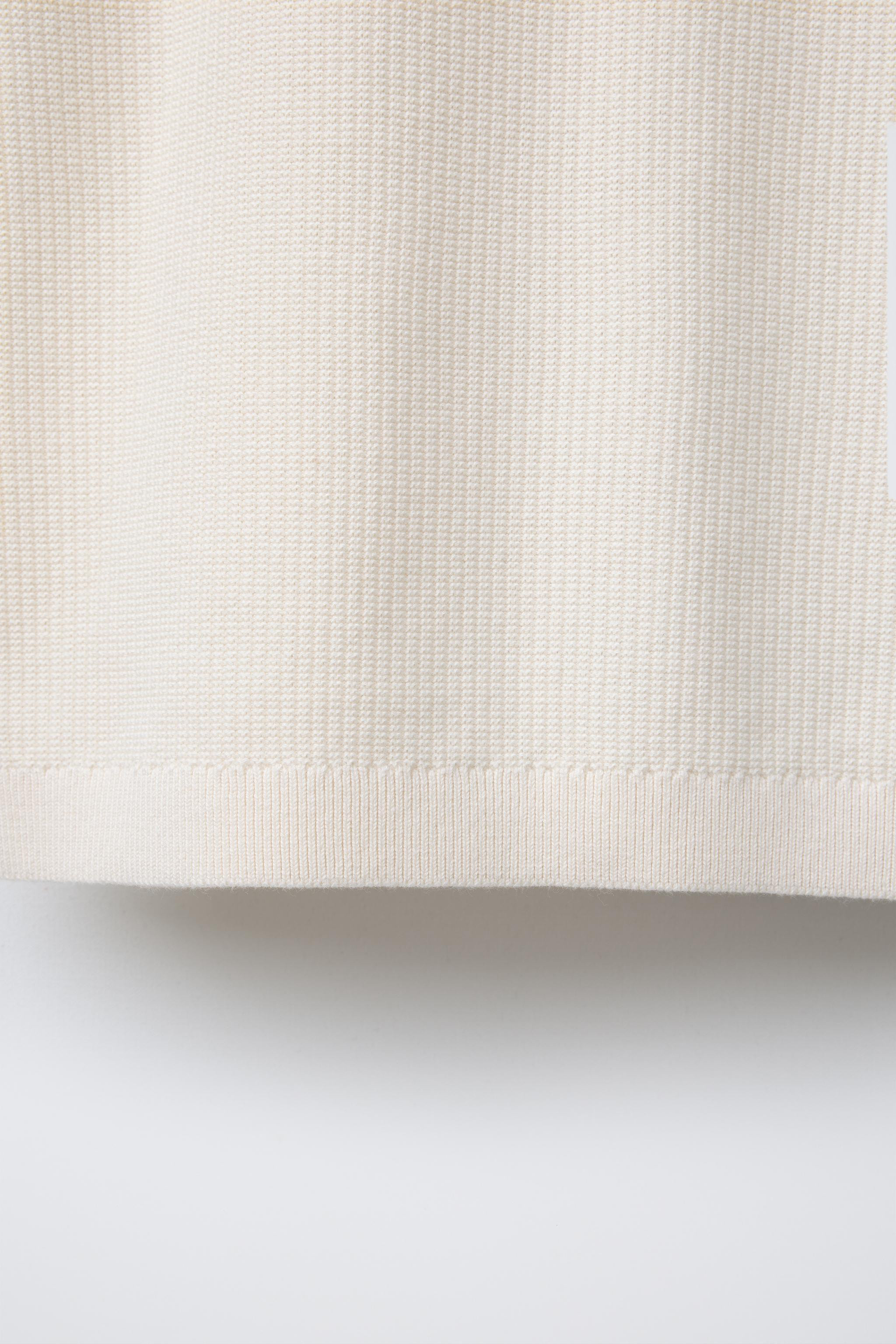 BASIC KNIT POLO SHIRT | Zara US