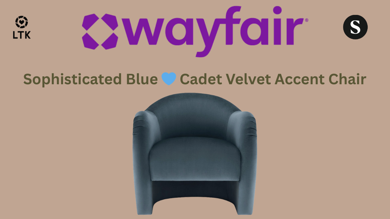 Sophisticated Blue 💙 Cadet Velvet Accent Chair

This Cadet Blue velvet chair is calming but powerful. It works beautifully in a beauty room, office, or living space needing depth.
It feels expensive. Period.

A structured modern accent chair upholstered in performance velvet, offering a rich cadet blue tone with plush comfort and durability.
🔖

Tap my ShopMy storefront + find it linked in my LTK for easy shopping 💙✨


ShopMy:
https://shopmy.us/shop/collections/4261261

LTK:


         

cadet blue velvet chair, blue accent chair modern, navy velvet furniture, performance velvet seating, modern home office chair, luxury look furniture under 300, chic blue decor 

 #BlueDecor #VelvetChair #AccentChairInspo #ModernLiving #ChicHomeStyle #AffordableLuxury #Over50Home #HomeRefresh #DecorGoals #StatementSeating #LTKSpringSale #LTKOver40 #LTKHome