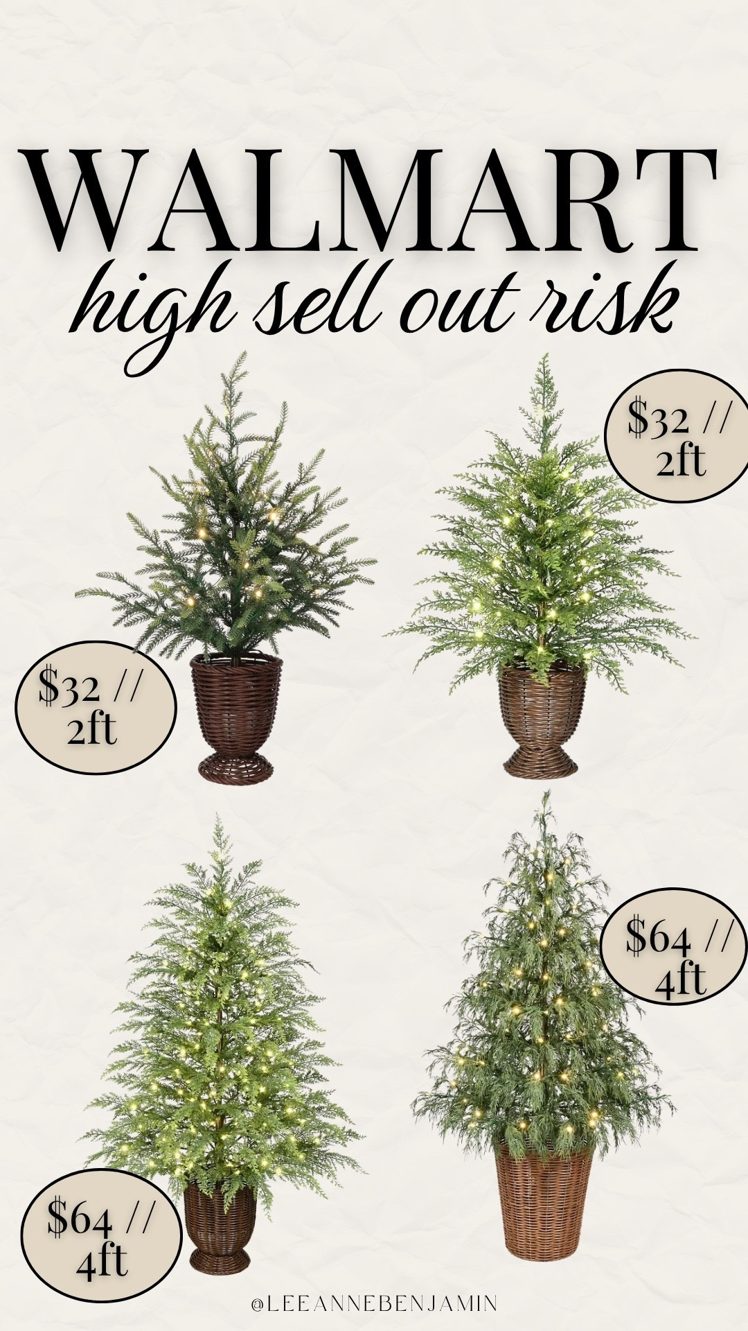 High sell out risk @Walmart trees!

#LTKSeasonal #LTKSaleAlert #LTKHome