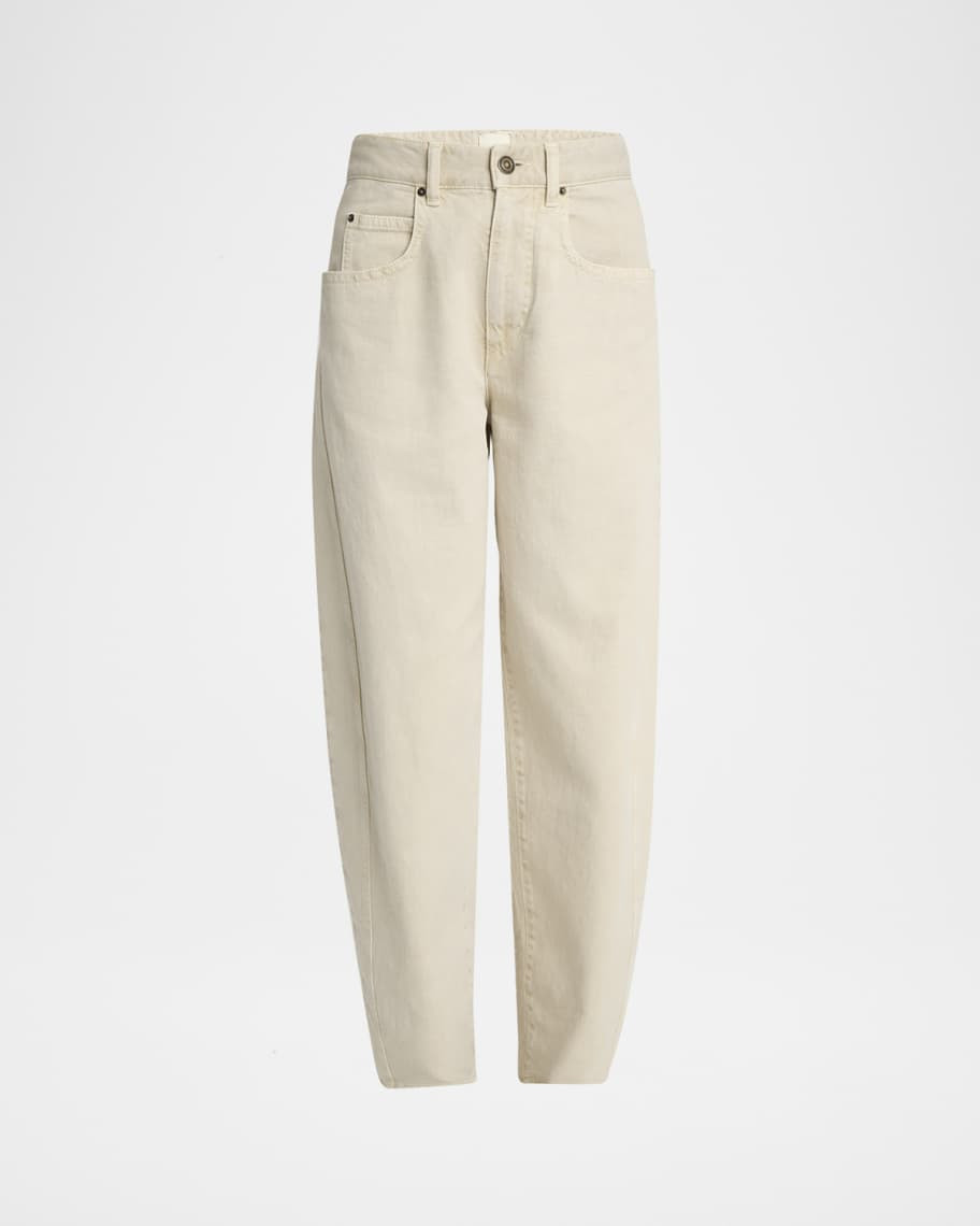 Isabel Marant Oriane Barrel Leg Jeans | Neiman Marcus