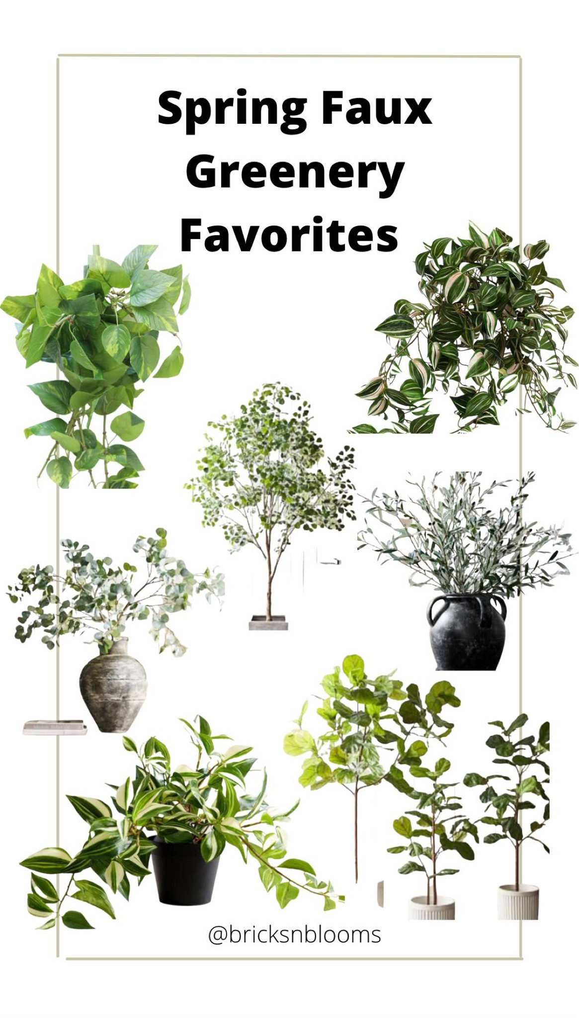 Don’t have a green thumb? Bring the outdoors in with these faux greenery for spring.

Home decor, faux indoor plants, spring decor, spring decorating, spring greenery, plants, faux plants

#LTKsalealert #LTKhome #LTKSeasonal