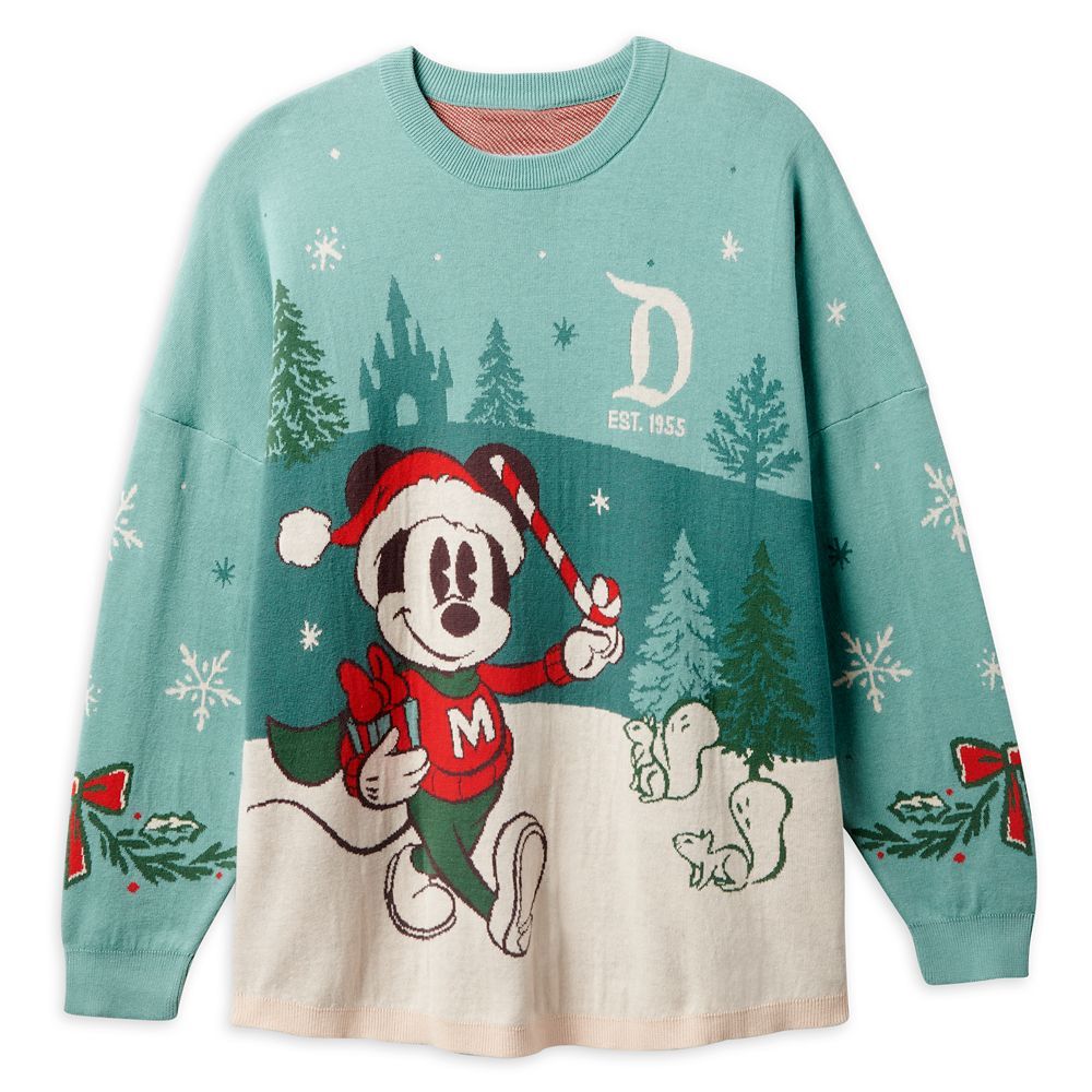 Mickey Mouse Holiday Spirit Jersey Sweater for Adults – Disneyland | shopDisney
