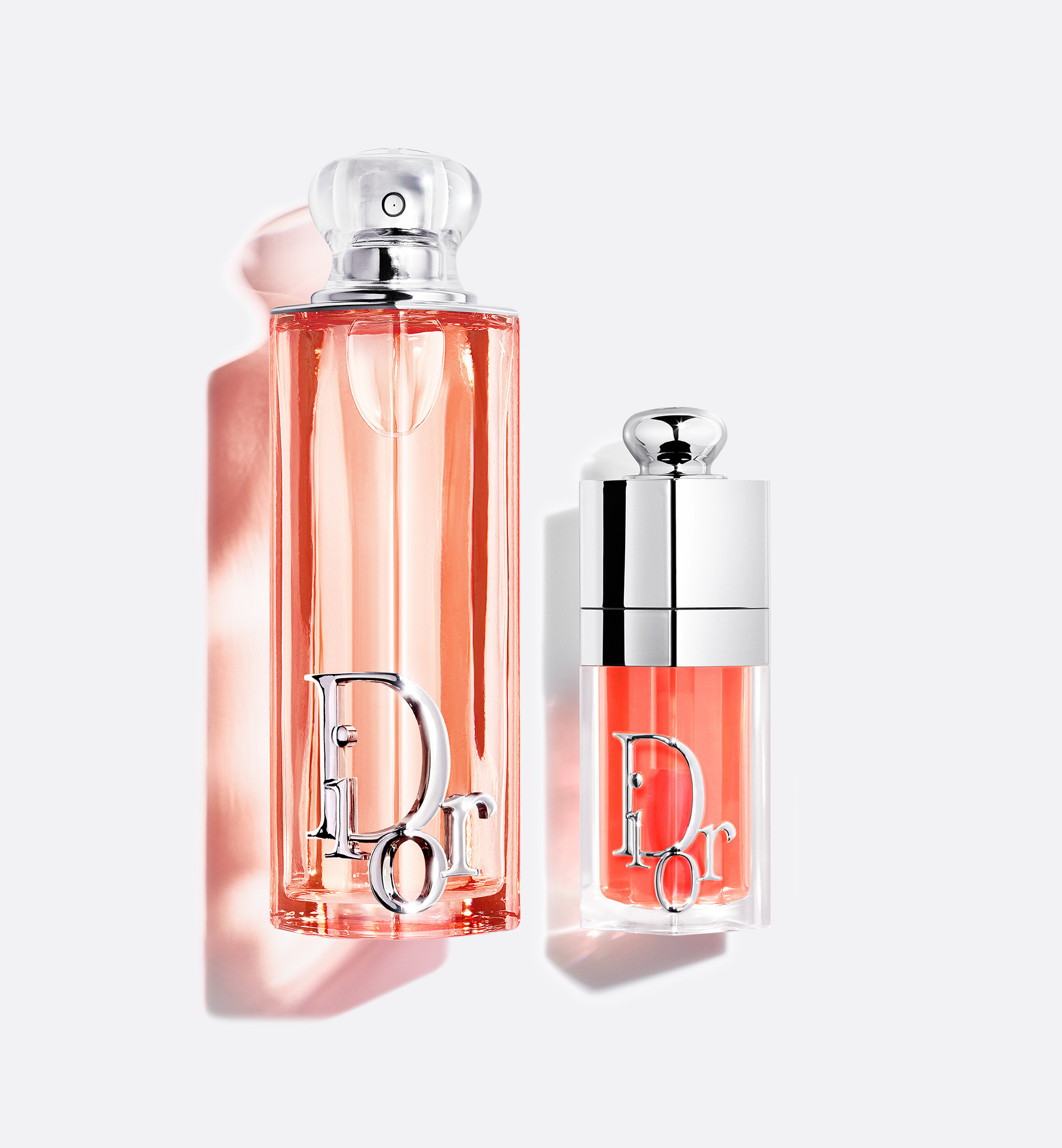 Dior Addict Duo - Peachy Glow & Lip Glow Oil-Eau de parfum and nourishing lip oil, intense gloss. | Parfums Christian Dior AU