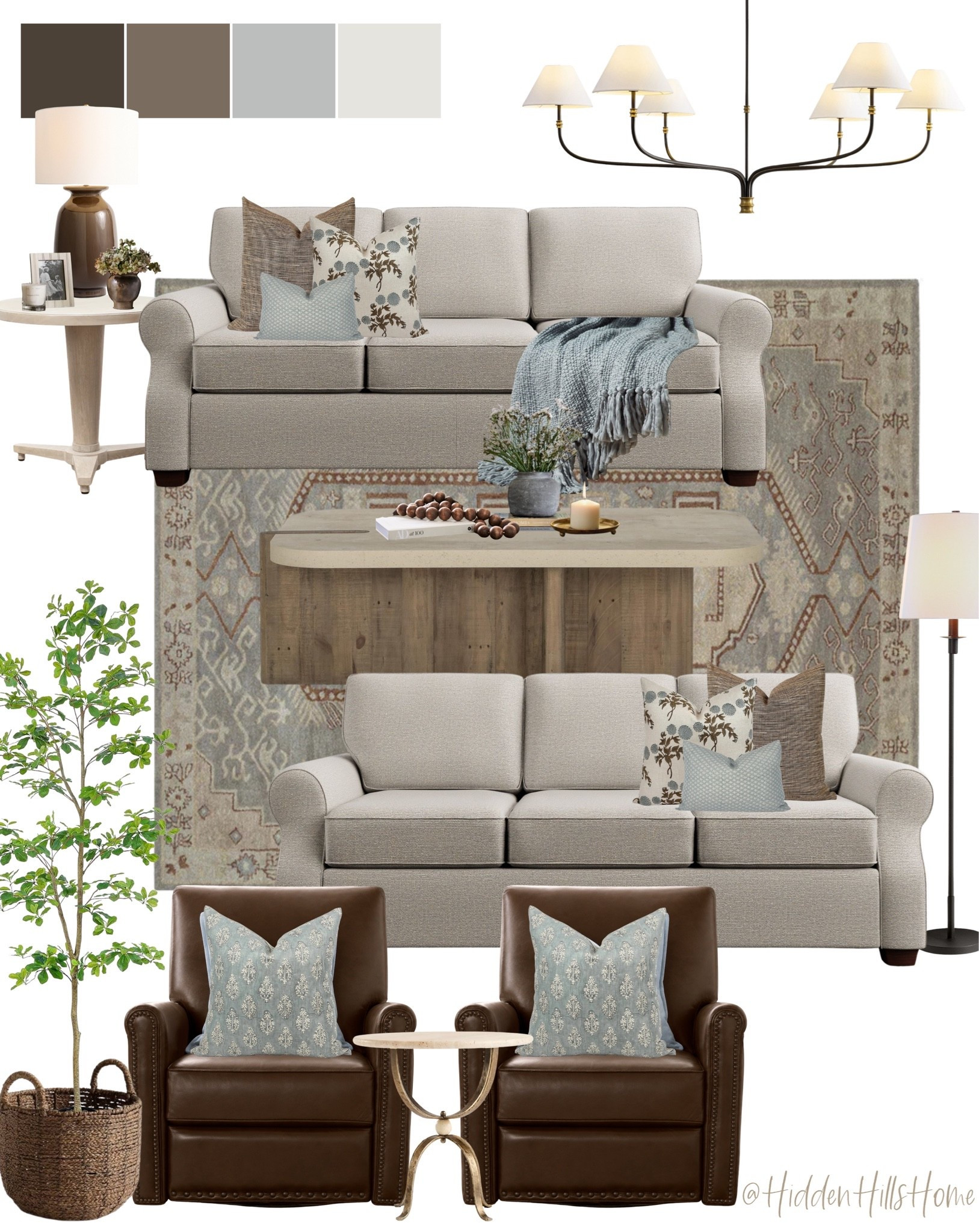 Living room decor mood board, living room design, home decor ideas, living room inspiration, cozy home finds, living room rug, coffee table

#LTKHome #LTKSaleAlert #LTKSeasonal