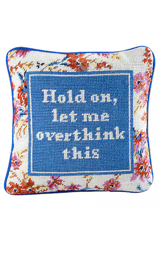 Overthink Needlepoint Pillow | Revolve Clothing (Global)