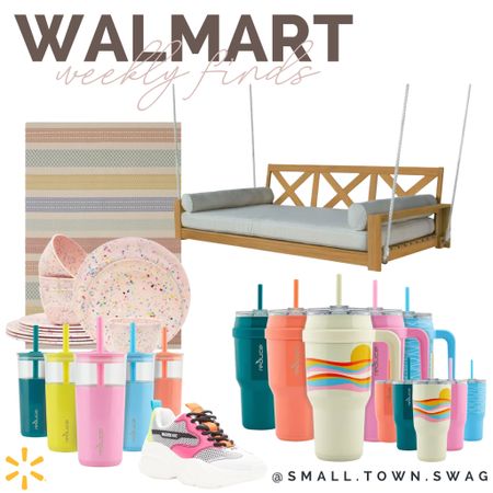 Colorful Walmart home and patio finds 

.
.
.
Stanley mug // tumbler // drinkware // reduce mug // rug // swing // outdoor rug // bed swing // glass tumbler // 40 oz tumbler // Walmart home // Walmart patio // Walmart outdoor // Walmart furniture// patio // patio furniture// patio set // conversation set // dining // dining set // chair // tables // backyard // backyard bbq // zak dishes // affordable home 

#LTKSeasonal #LTKfamily #LTKhome