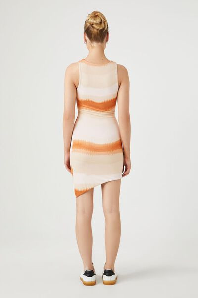 Tie-Dye Striped Mini Dress | Forever 21