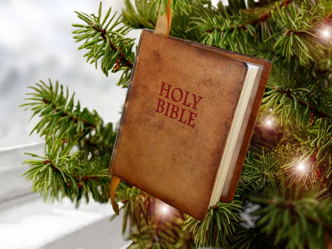 Miniature Bible Christmas Ornament With Christmas Nativity Story From Bible Books of John, Luke, ... | Etsy (US)