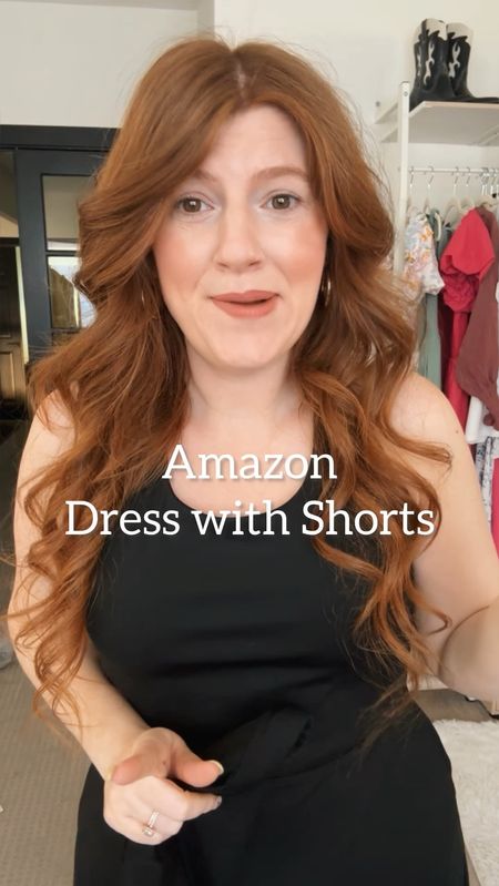 Love this amazon dress has built in bra, pockets and shorts that aren’t attached. 

Casual dress size large. Mom outfit. Spring outfit. Spring dress. 

#LTKfindsunder50 #LTKmidsize #LTKsalealert