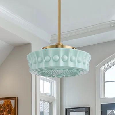 Milk Glass Pendant Light | Wayfair North America