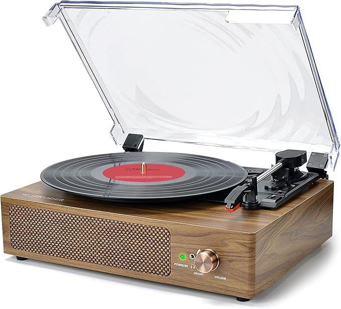 Vinyl Record Players, Vintage Vinyl Player Turntables for Vinyl Records 3 Speed Belt Driven Built... | Amazon (US)
