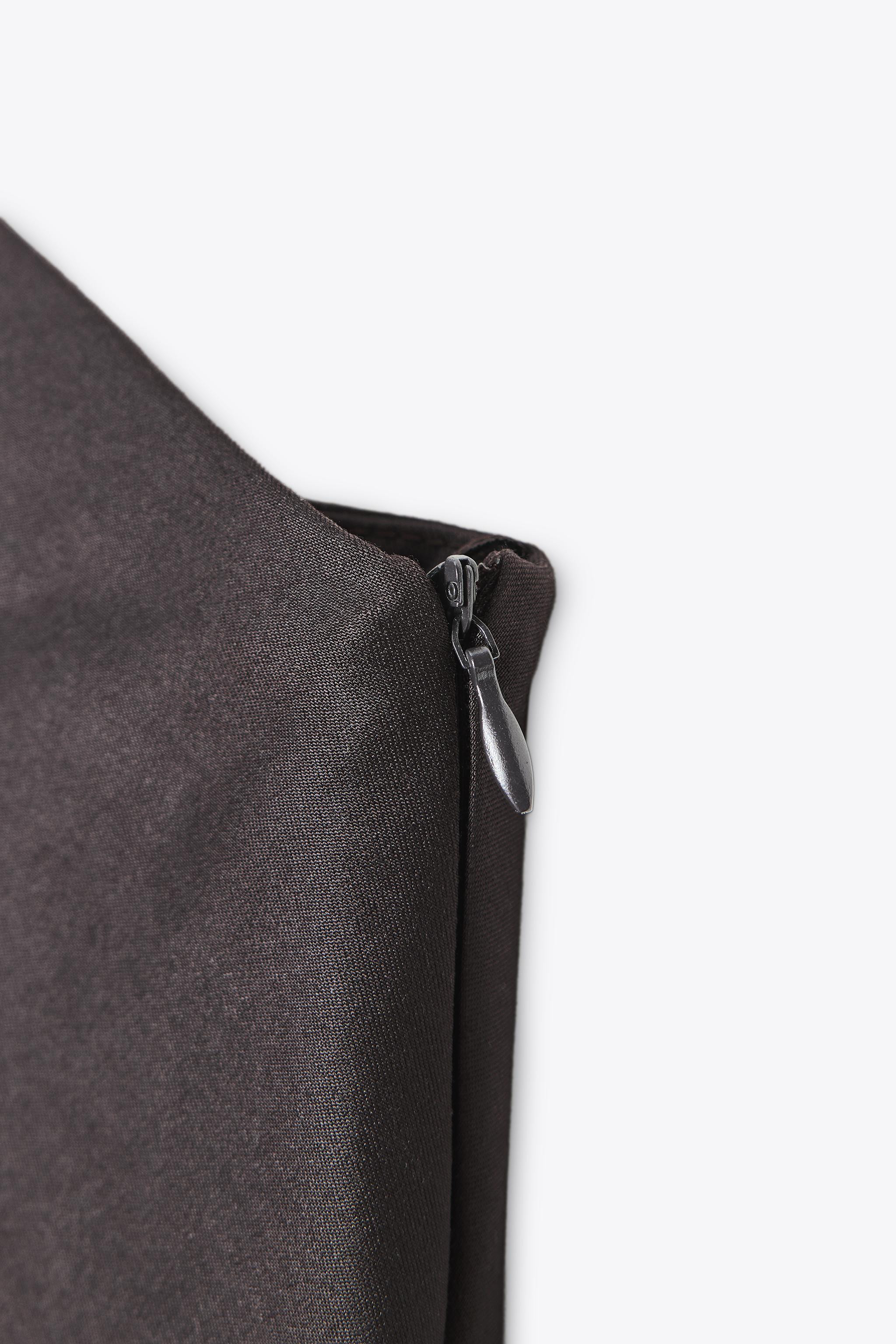 ASYMMETRIC SCARF MINI DRESS | Zara UK