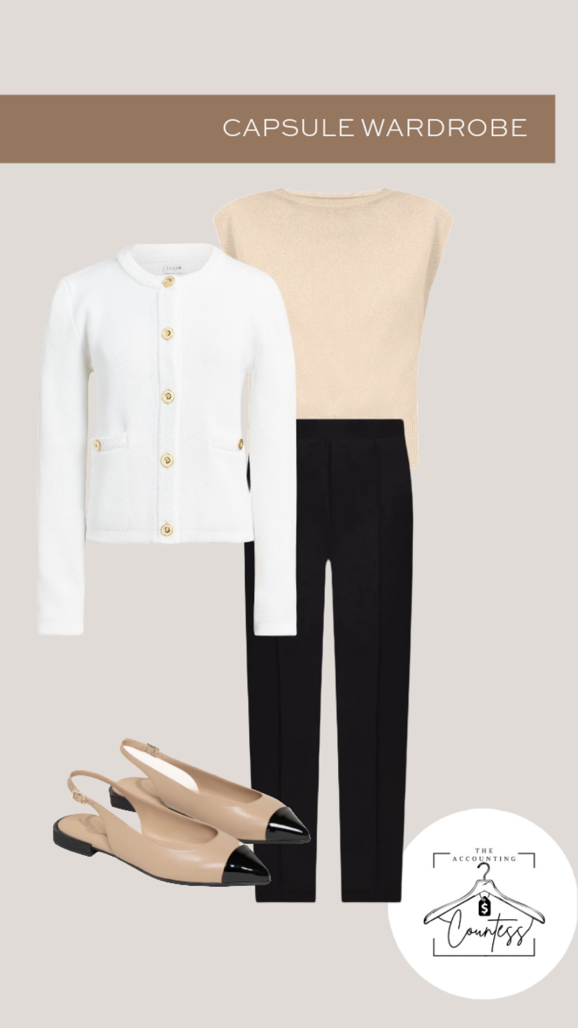 Summer capsule wardrobe outfit 

#LTKWorkwear #LTKShoeCrush #LTKSeasonal