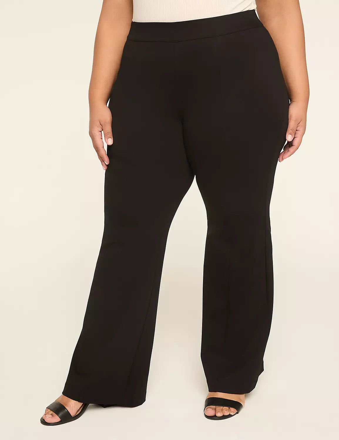 Ponte Pull-On High-Rise Flare Pant | LaneBryant | Lane Bryant (US)