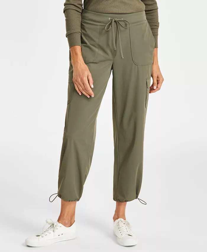 Style & Co Women's Cropped Utility Cargo Pants, Created for Macy's - Macy's | Macys (US)