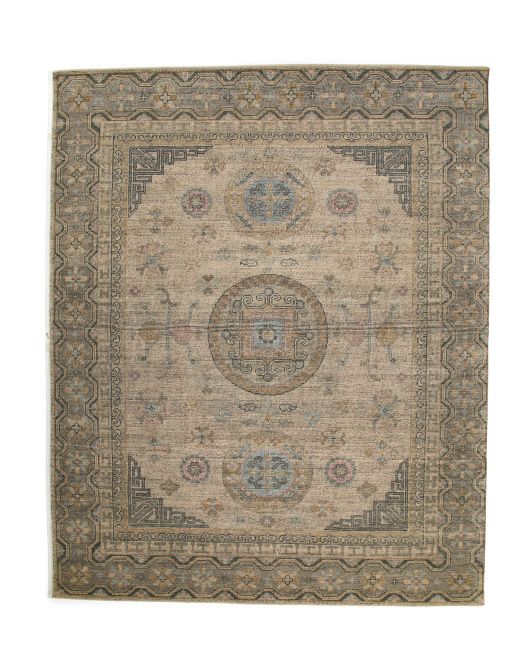 8x10 Wool Hand Knot Rug | TJ Maxx