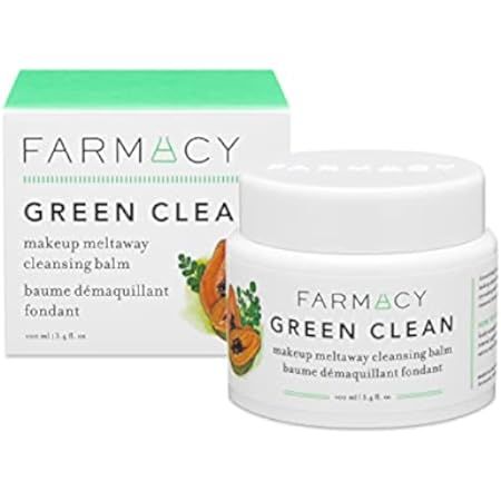 Farmacy Natural Makeup Remover - Green Clean Makeup Meltaway Cleansing Balm Cosmetic - Travel Size 1 | Amazon (US)