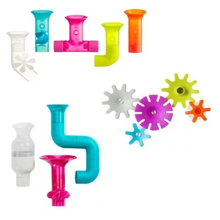 Boon Bundle Building Bath Toy Set with Pipes, Cogs and Tubes, 13 Piece Set | Walmart (US)