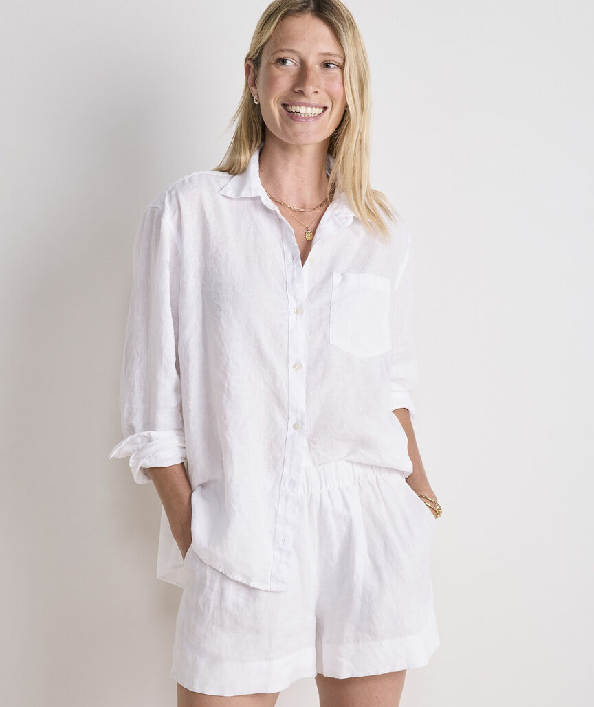 Linen Relaxed Button-Down | vineyard vines