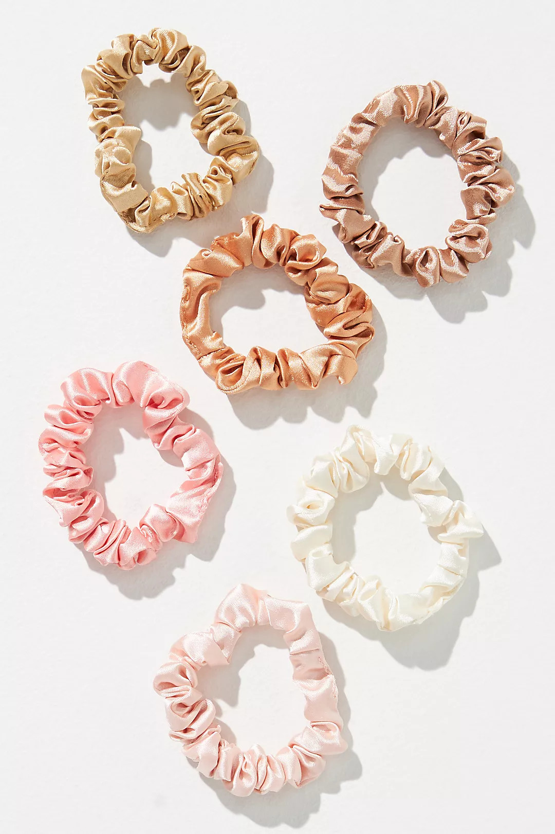 Satin Hair Ties, Set of 6 | Anthropologie (US)
