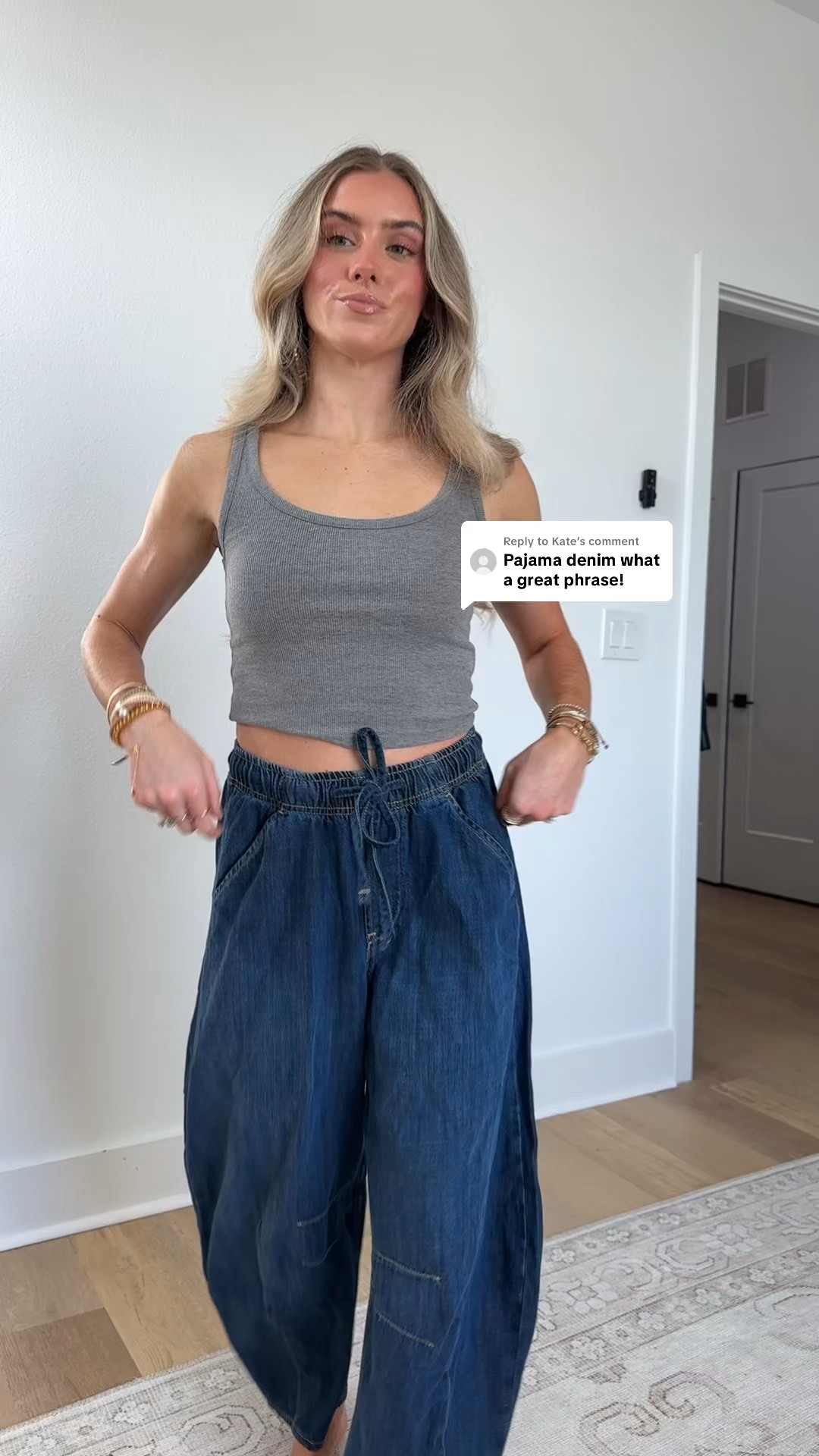 Gap size XS mid rise easy horseshoe jeans. An exaggerated curve. An extra loose leg. ​A barrel fit goes extra wide — and becomes completely new.

Fit: An ankle-length horseshoe jean that's fitted at the waist with an exaggerated curved leg and tapered ankle.
Fabric: 95% Cotton, 5% Recycled Cotton.
Stretch: No Stretch Jeans. Authentic denim that gets better with every wear. Made to wear all day & break in over time.
Rise: Mid Rise Jeans.
Look: A horseshoe jean in a dark indigo wash.
Details: Elasticized waist with drawcords, four-pocket styling & seams at sides. @gap 

#LTKSaleAlert #LTKgrwm #LTKootd